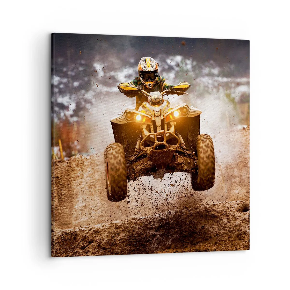 Cuadro sobre lienzo - Impresión de Imagen - Sin riesgo no hay diversión - 50x50 cm