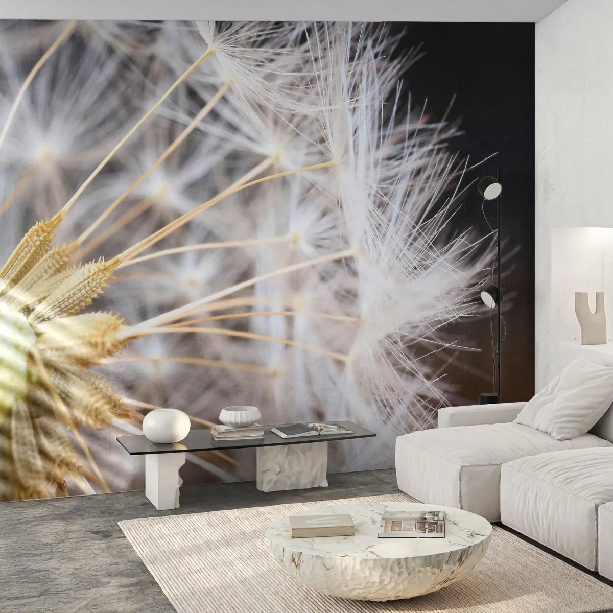 Fotomural Premium Canvas - Justo antes de volar - Flor, Planta, Naturaleza - 250x175 cm
