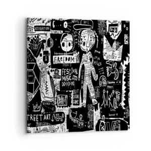 Cuadro sobre lienzo - Impresión de Imagen - La juventud espiritual de la ley y la alegría - 70x70 cm