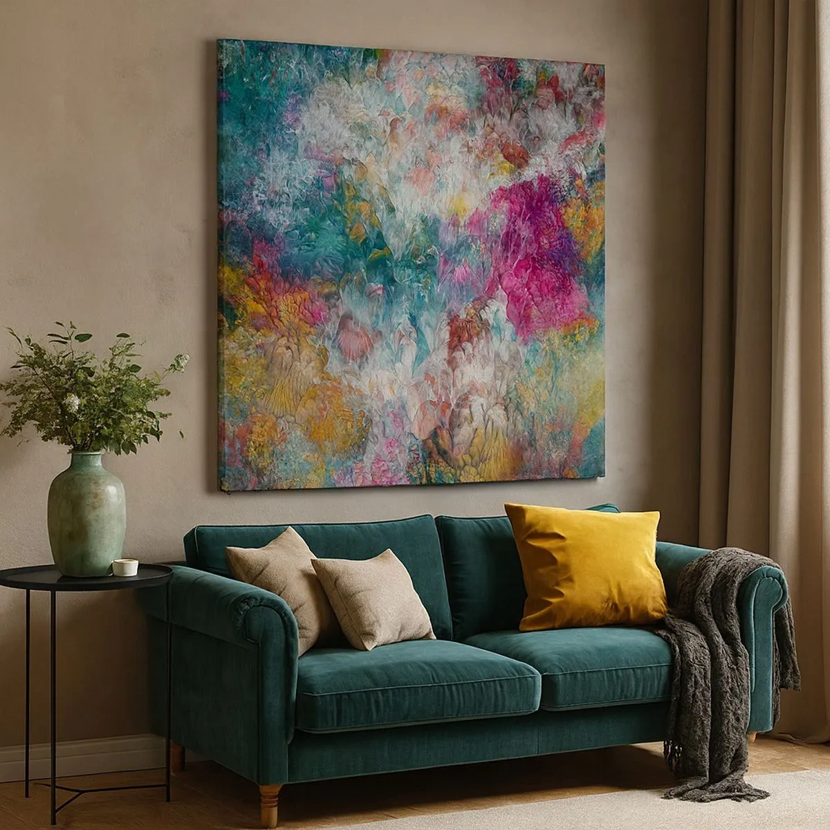 Cuadro sobre lienzo - Impresión de Imagen - En plena floración - 30x30 cm