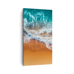 Cuadro sobre lienzo - Impresión de Imagen - Siempre a la par - 45x80 cm