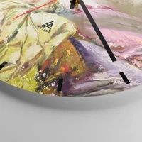 Esfera sin numeración, con rayas