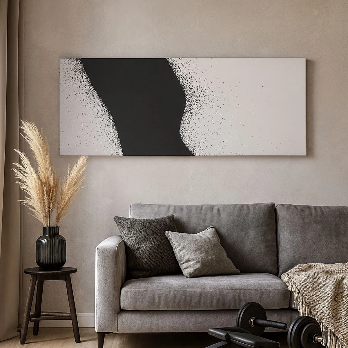 Cuadro sobre lienzo - Impresión de Imagen - Equilibrio suave - 100x40 cm