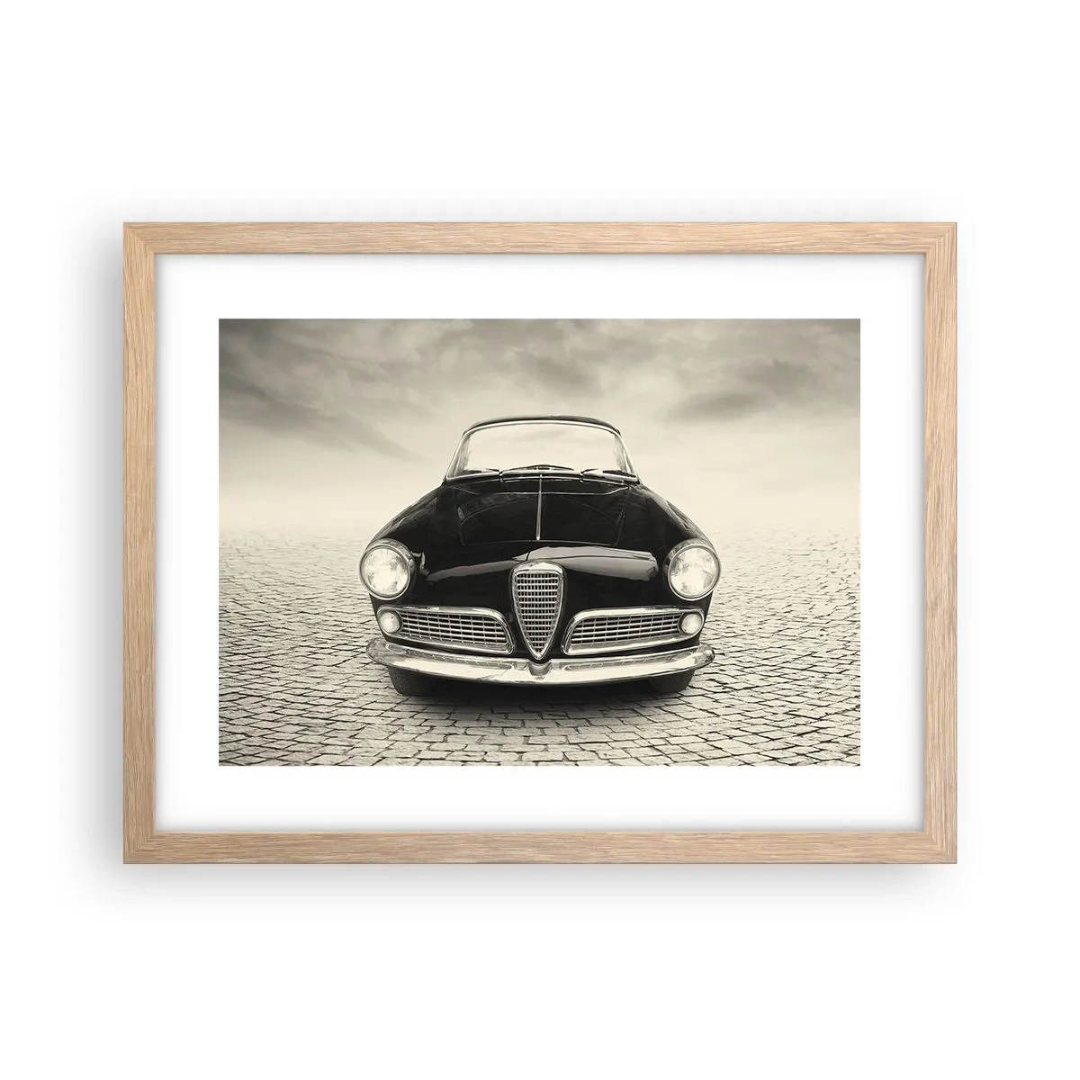 Póster en marco roble claro - ¿Y cómo no quererme? - 40x30 cm
