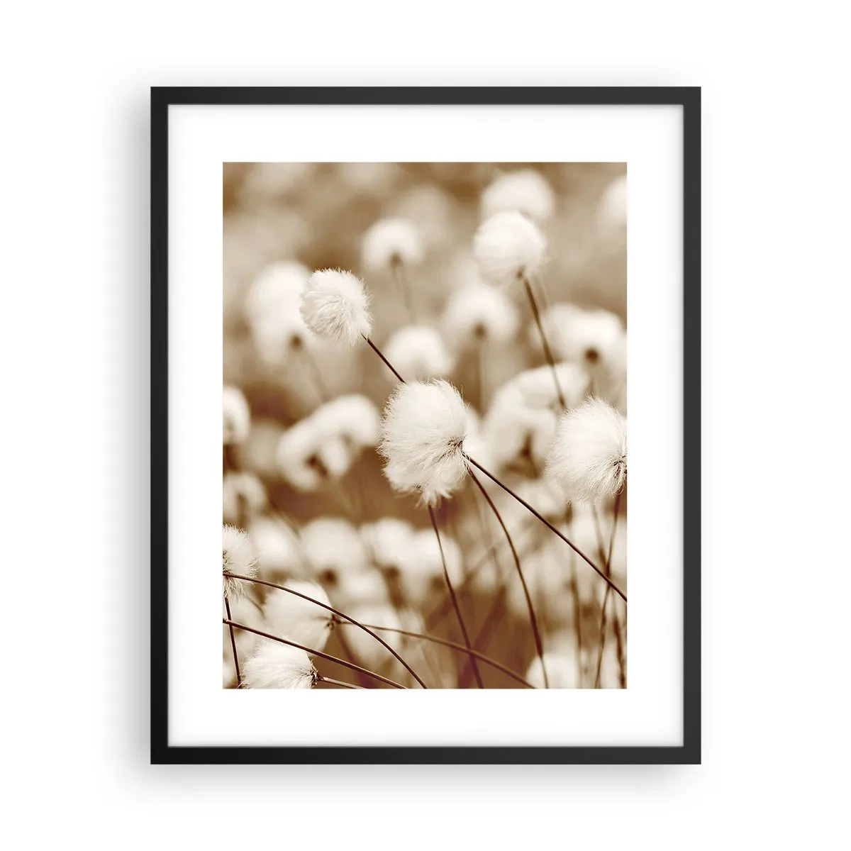 Póster en marco negro - Un mullido colchón - 40x50 cm