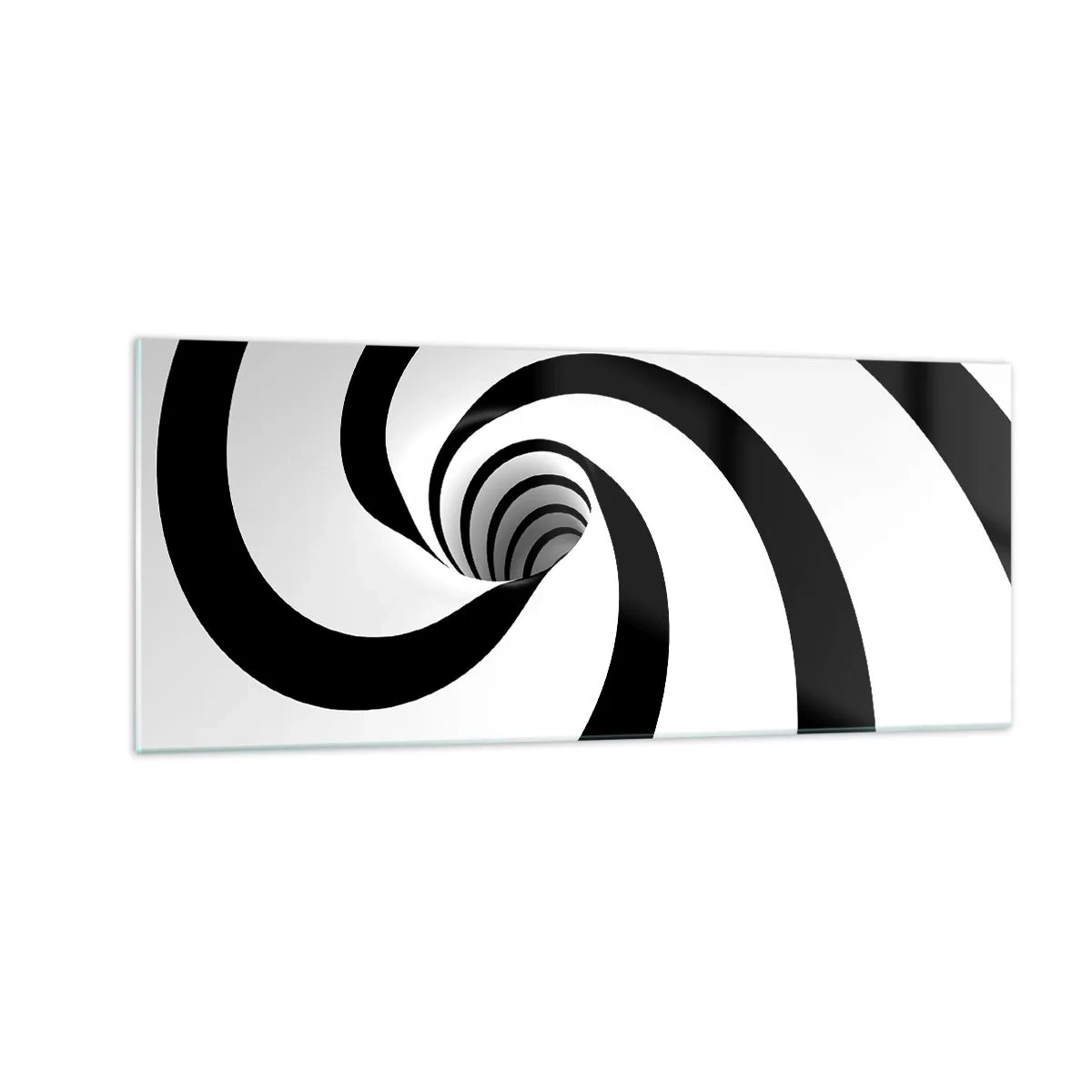 Cuadro sobre vidrio - Impresiones sobre Vidrio - ¿Ceder al torbellino? - 100x40 cm