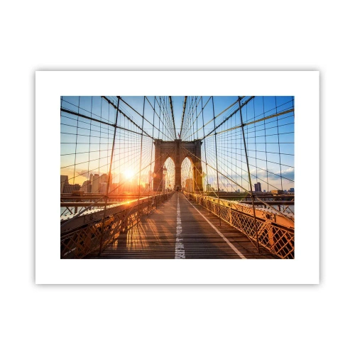 Póster - En el puente dorado - 40x30 cm