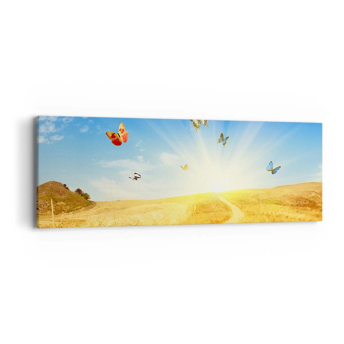 Cuadro sobre lienzo - Impresión de Imagen - ¿Cómo no amar el verano? - 90x30 cm