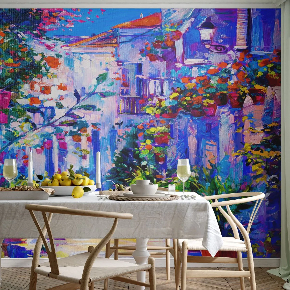 Fotomural Standard Eco - Impresión - una calle italiana - Ciudad, Arquitectura, Italia - 450x315 cm