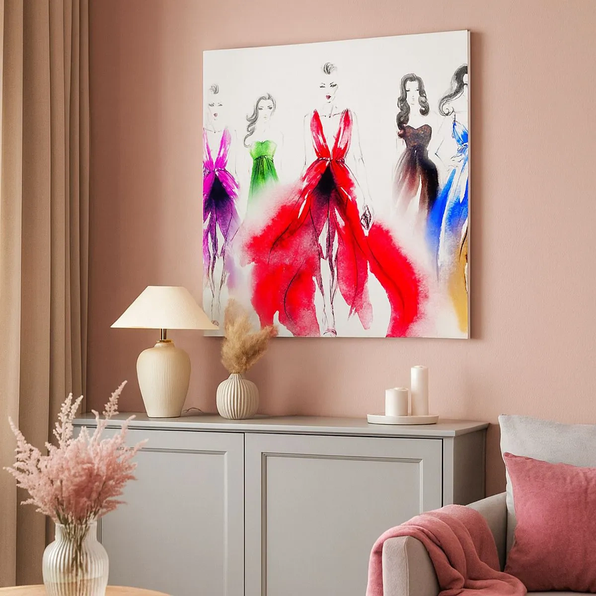 Cuadro sobre lienzo - Impresión de Imagen - Momento elegante - 30x30 cm