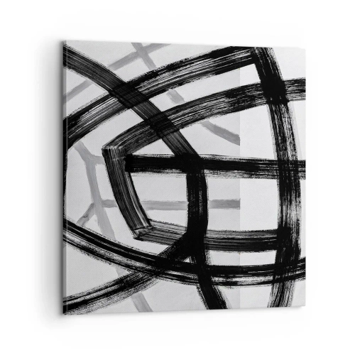 Cuadro sobre lienzo - Impresión de Imagen - Construir profundidad - 60x60 cm