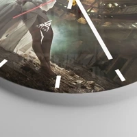 Esfera sin numeración, con rayas