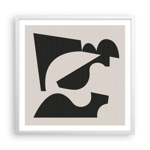 Póster en marco blanco - Para automontaje - 60x60 cm