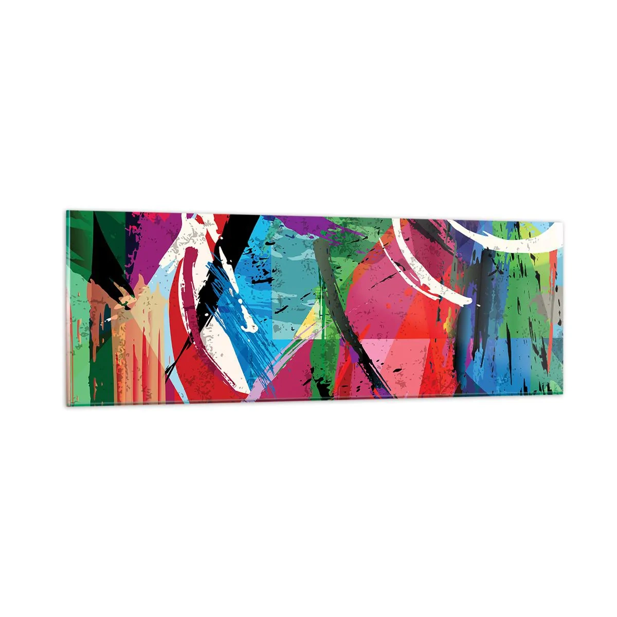 Cuadro sobre vidrio - Impresiones sobre Vidrio - Rápido, animado y con efecto - 90x30 cm
