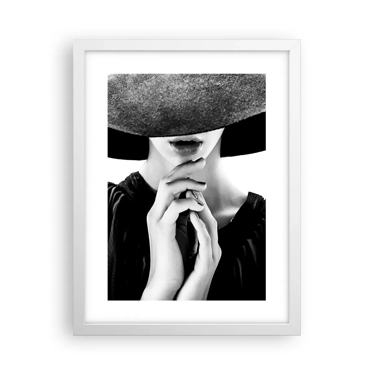 Póster en marco blanco - Belleza oculta - 30x40 cm
