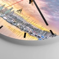 Esfera sin numeración, con rayas