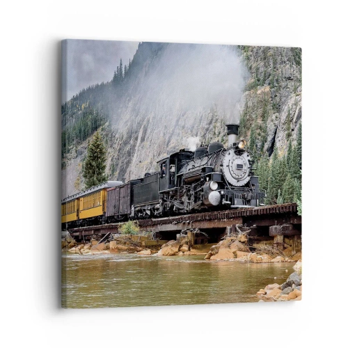 Cuadro sobre lienzo - Impresión de Imagen - ¿Adónde me llevas? - 30x30 cm