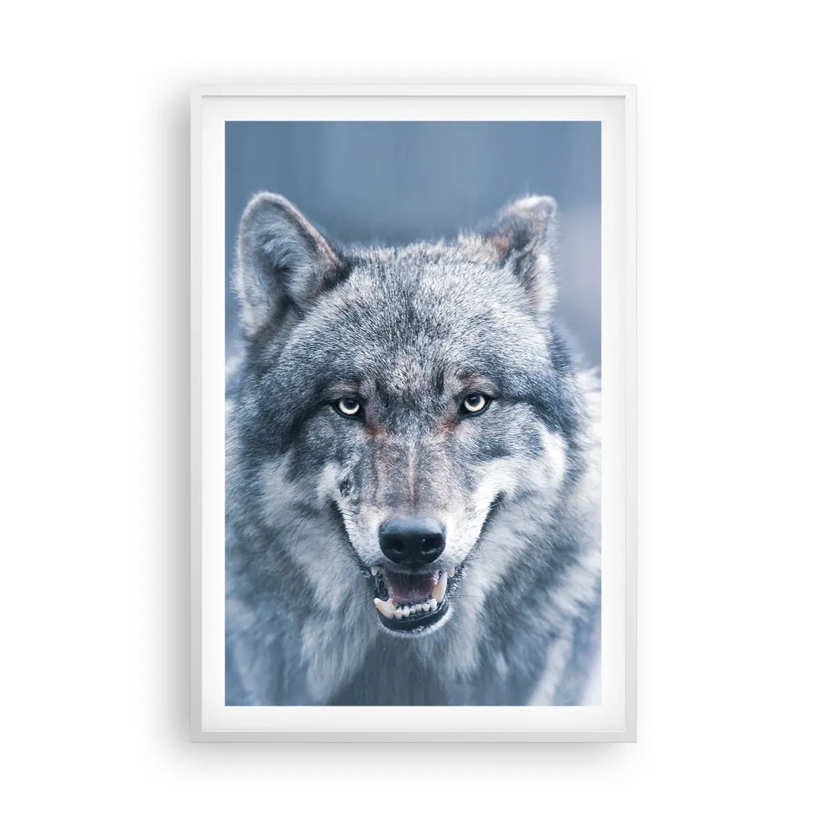 Póster en marco blanco - ¿Aceptarás el reto? - 61x91 cm