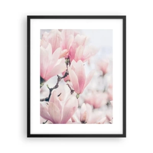 Póster en marco negro - La perfección de la sutileza - 40x50 cm