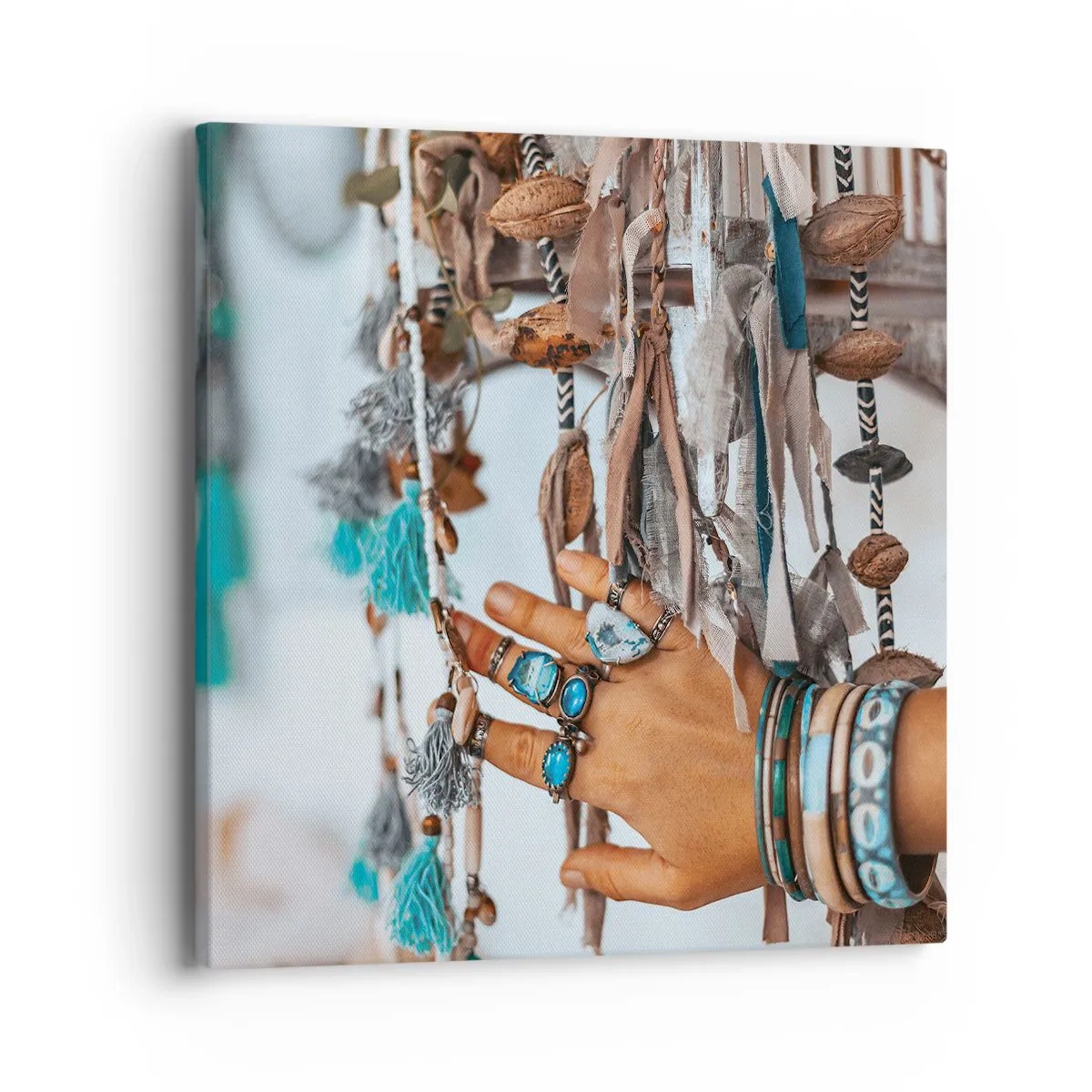 Cuadro sobre lienzo - Impresión de Imagen - Tesoros locales - 40x40 cm