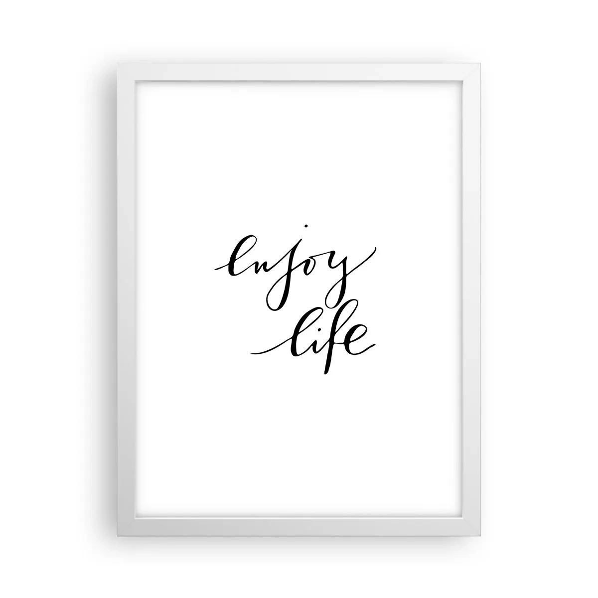 Póster en marco blanco - Nada que añadir... - 30x40 cm