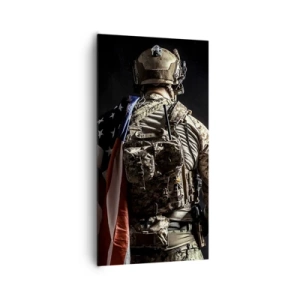 Cuadro sobre lienzo - Impresión de Imagen - Por eso lucho - 65x120 cm