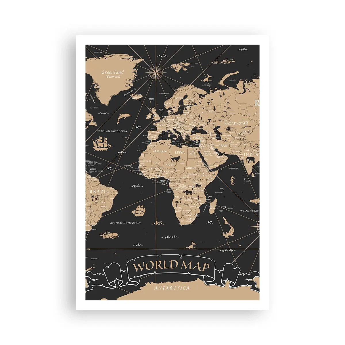 Póster - Las fronteras de mi mundo - 70x100 cm