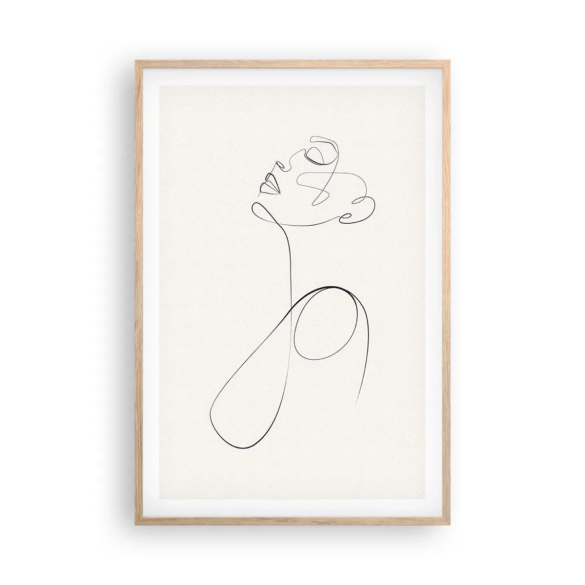 Póster en marco roble claro - En el bucle de los sueños - 61x91 cm