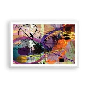 Póster en marco blanco - Siempre hay más de un camino - 91x61 cm