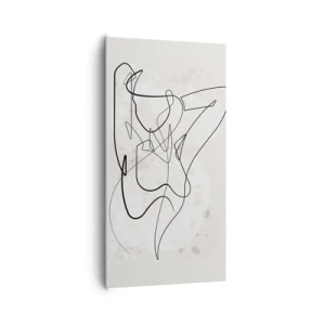Cuadro sobre lienzo - Impresión de Imagen - El arte de la seducción - 65x120 cm