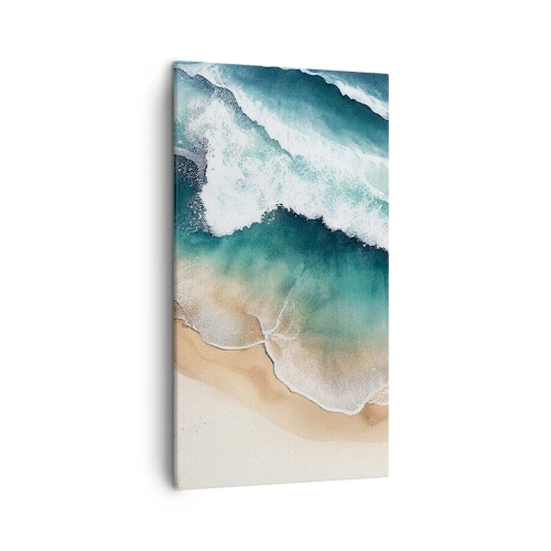 Cuadro sobre lienzo - Impresión de Imagen - Un encuentro eterno - 45x80 cm