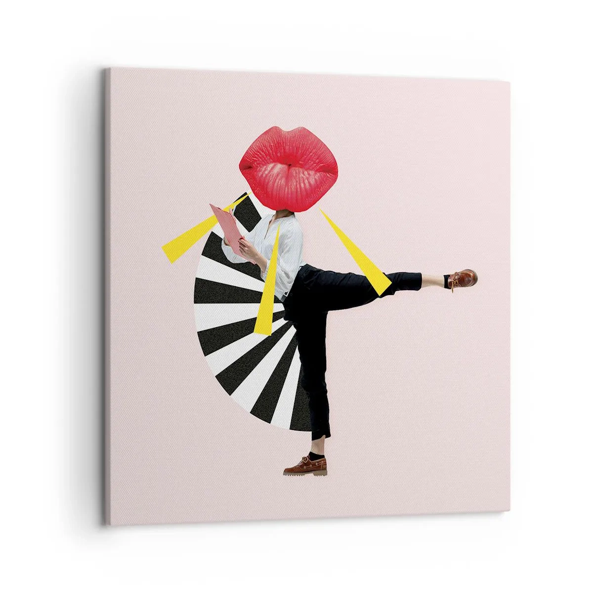 Cuadro sobre lienzo - Impresión de Imagen - Arte pop surrealista - 50x50 cm