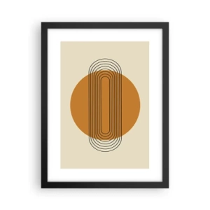 Póster en marco negro - El plan perfecto - 30x40 cm