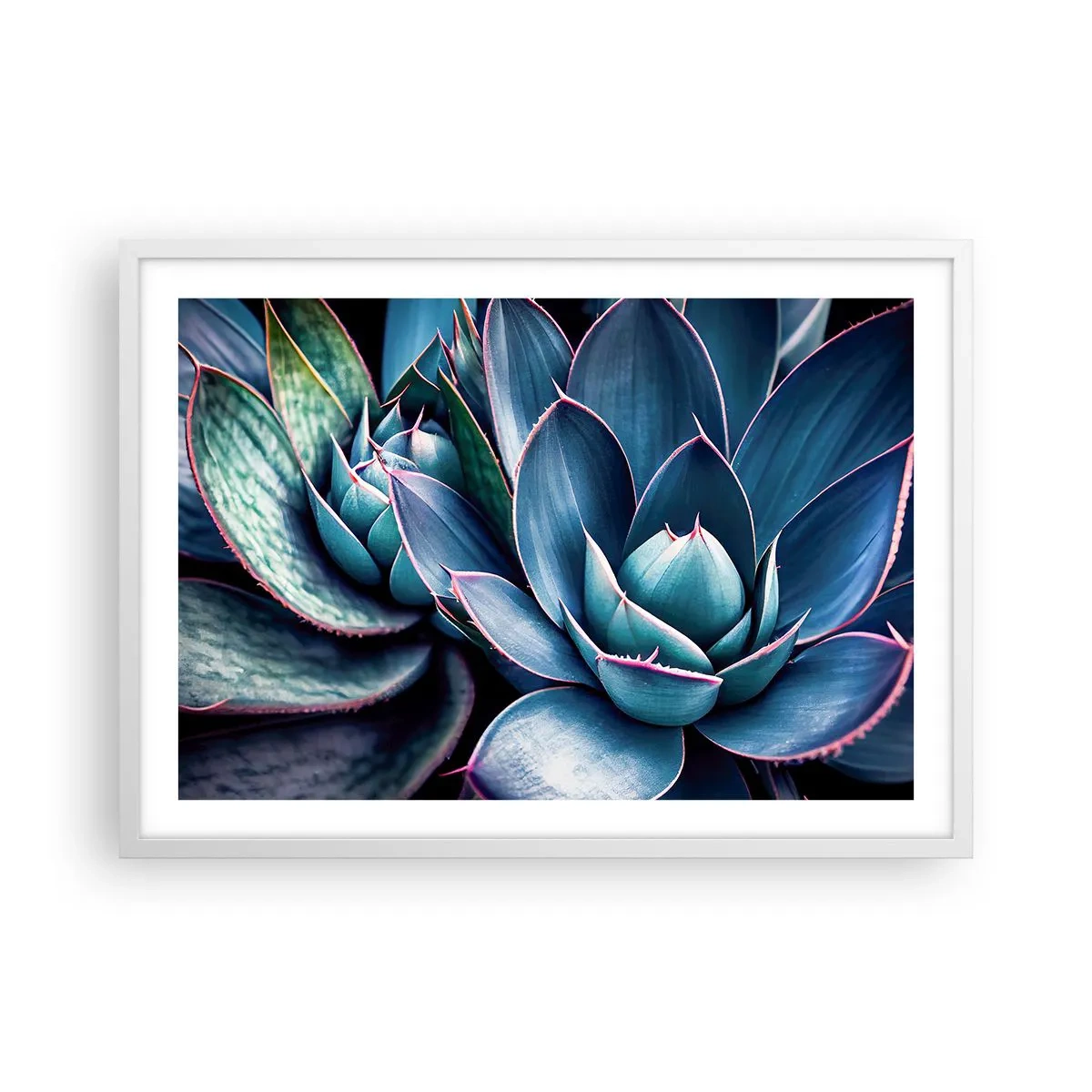 Póster en marco blanco - Fuerza vital - 70x50 cm