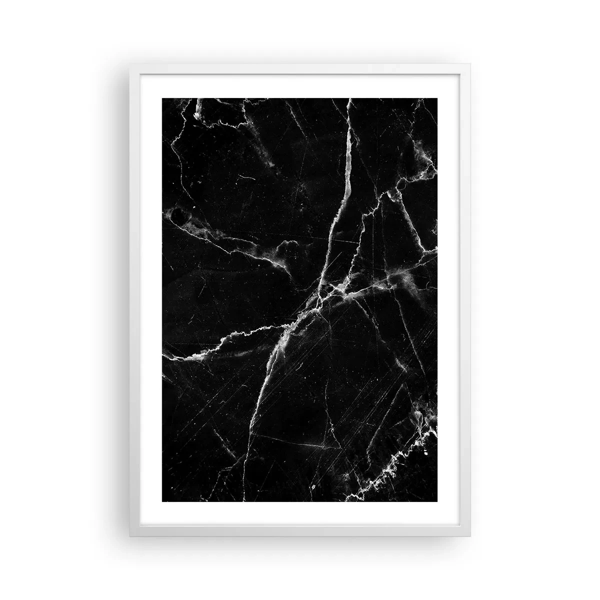 Póster en marco blanco - La vida secreta de la piedra - 50x70 cm