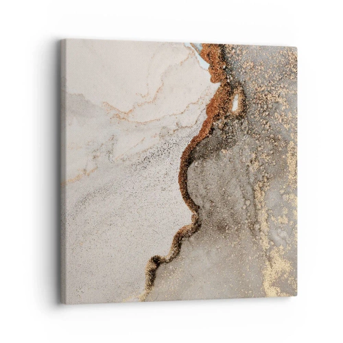 Cuadro sobre lienzo - Impresión de Imagen - En la frontera de los colores - 30x30 cm