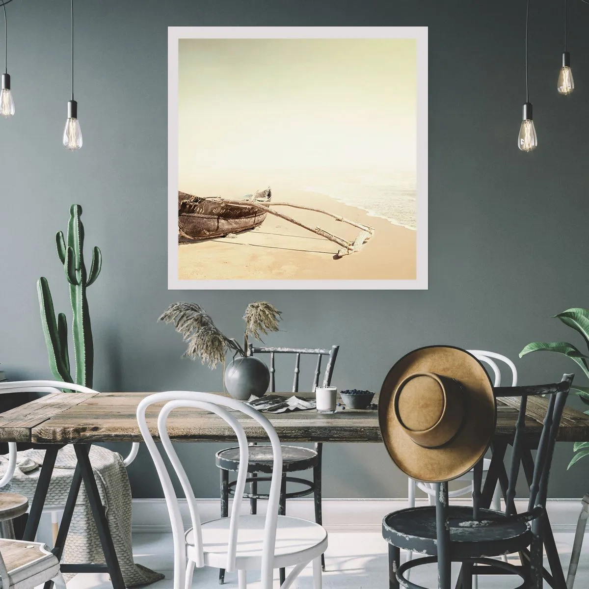 Póster - Un recuerdo de los mares del sur - 60x60 cm