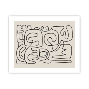 Póster - El camino correcto - 50x40 cm