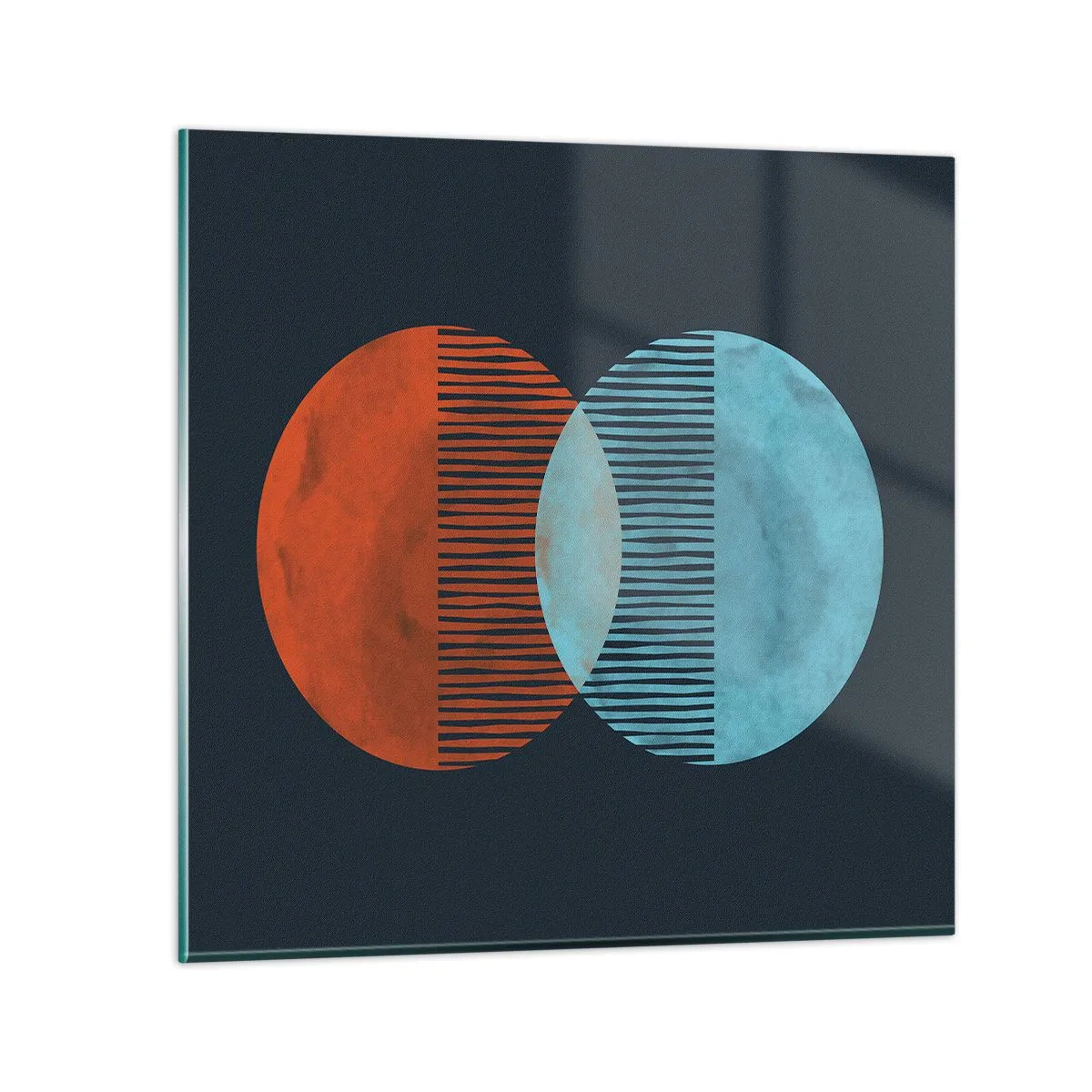 Cuadro sobre vidrio - Impresiones sobre Vidrio - Fantasía astronómica - 70x70 cm