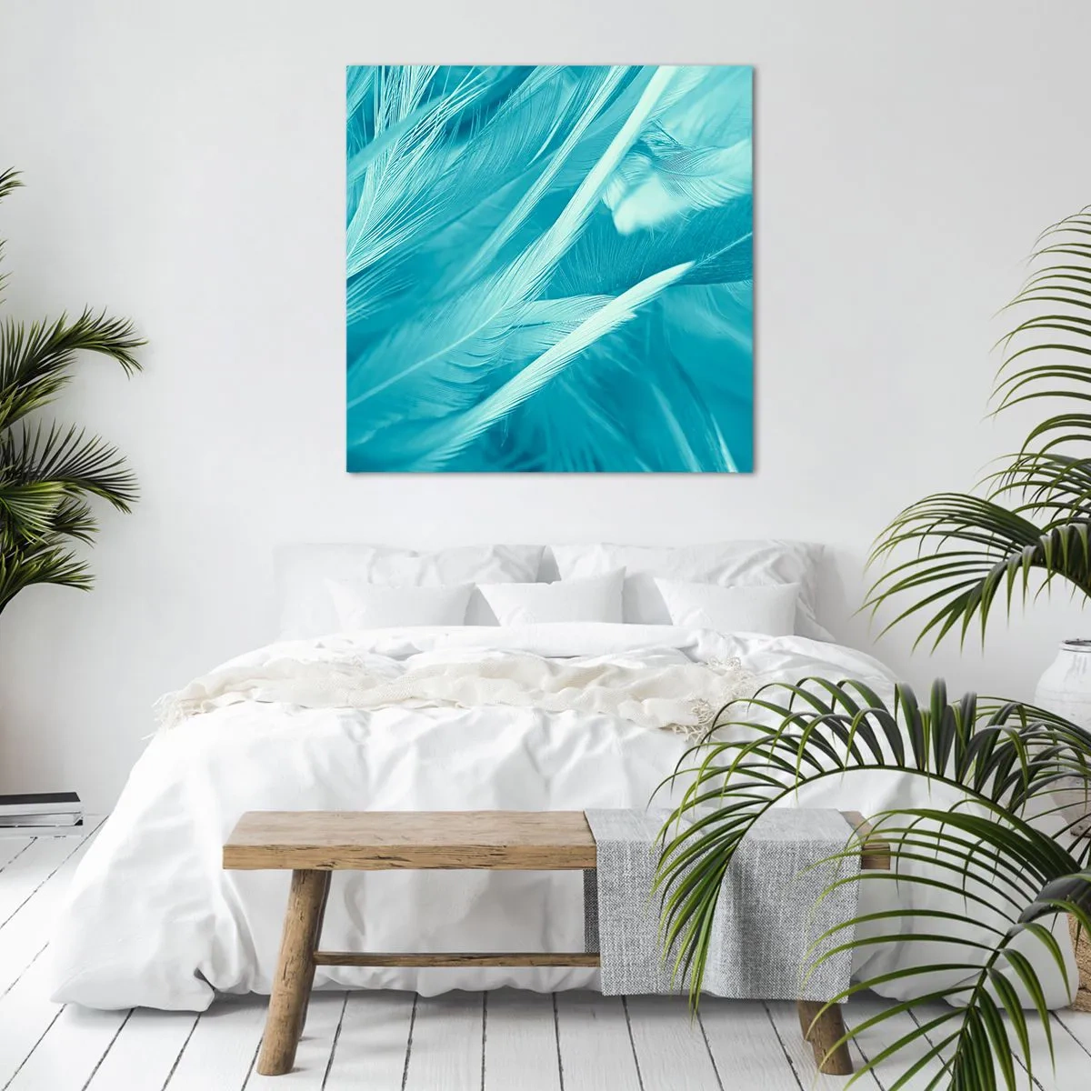 Cuadro sobre lienzo - Impresión de Imagen - Un manto real - 70x70 cm