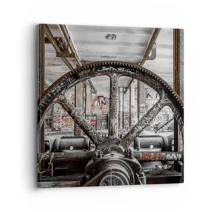 Cuadro sobre lienzo - Impresión de Imagen - La vida secreta de una fábrica - 30x30 cm