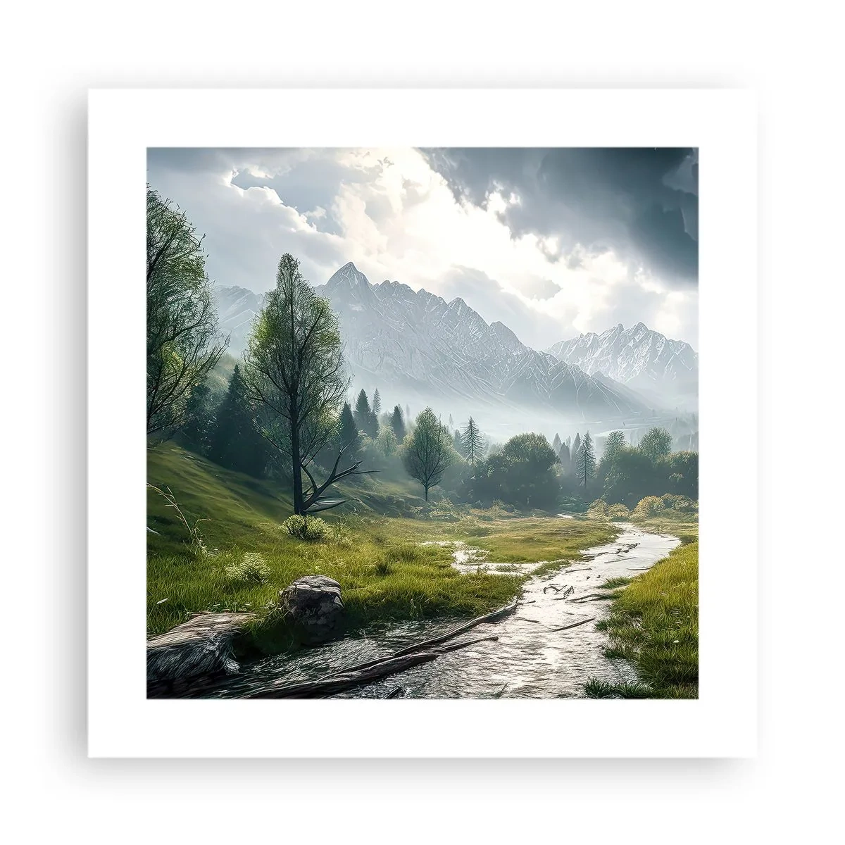Póster - De ida y vuelta - 40x40 cm