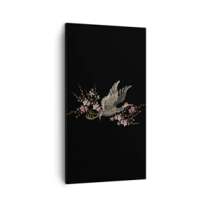 Cuadro sobre lienzo - Impresión de Imagen - Ave florida - 45x80 cm