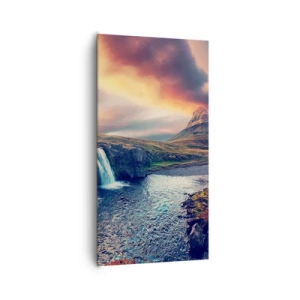 Cuadro sobre lienzo - Impresión de Imagen - En la majestuosidad de la naturaleza - 65x120 cm