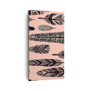 Cuadro sobre lienzo - Impresión de Imagen - Una colección india - 45x80 cm