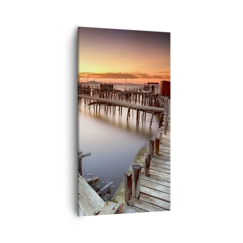 Cuadro sobre lienzo - Impresión de Imagen - Auténtico, sublime - 55x100 cm