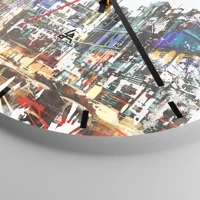 Esfera sin numeración, con rayas