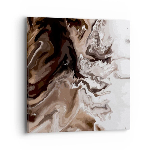 Cuadro sobre lienzo - Impresión de Imagen - Contenencia del color - 40x40 cm