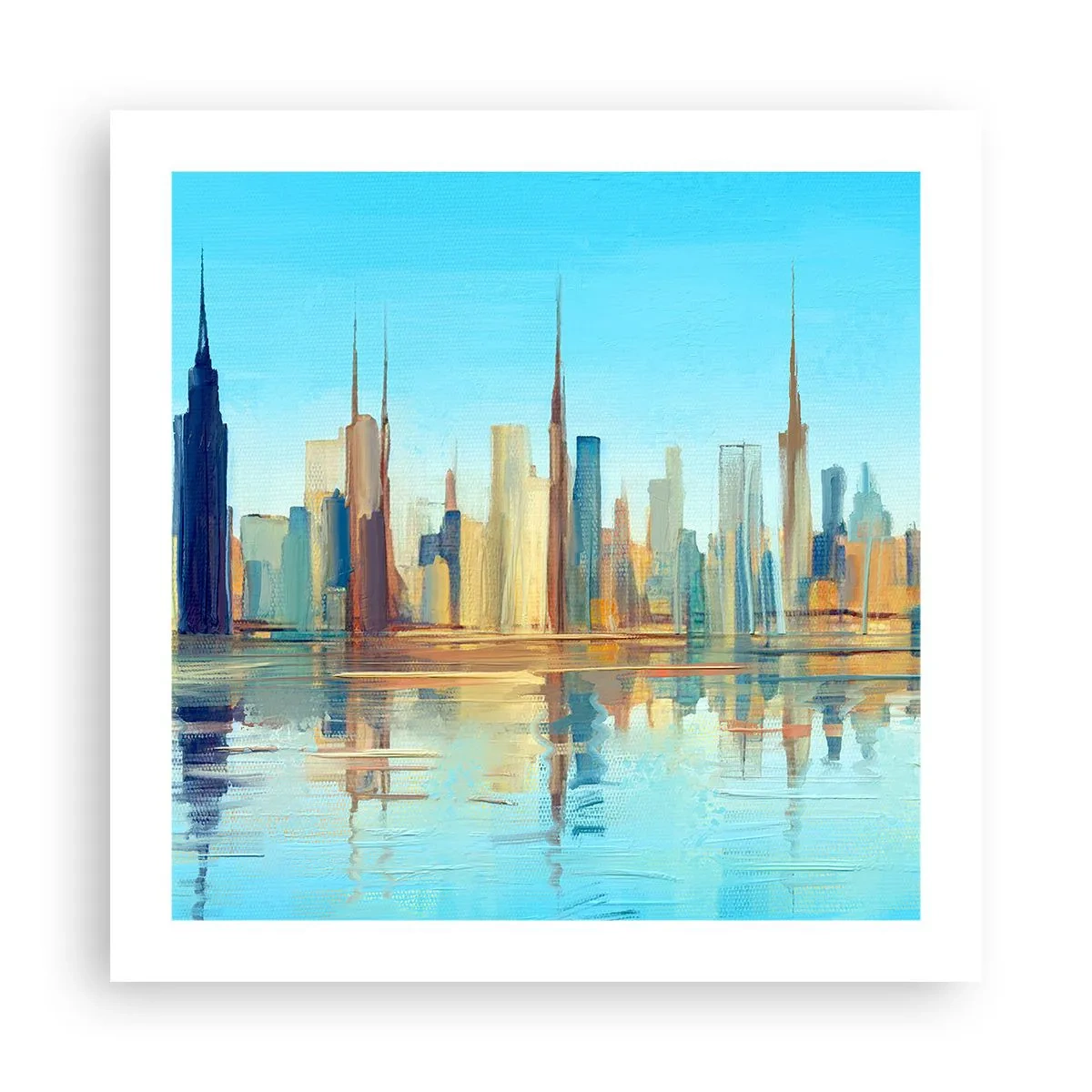 Póster - Metrópolis soleada - 50x50 cm