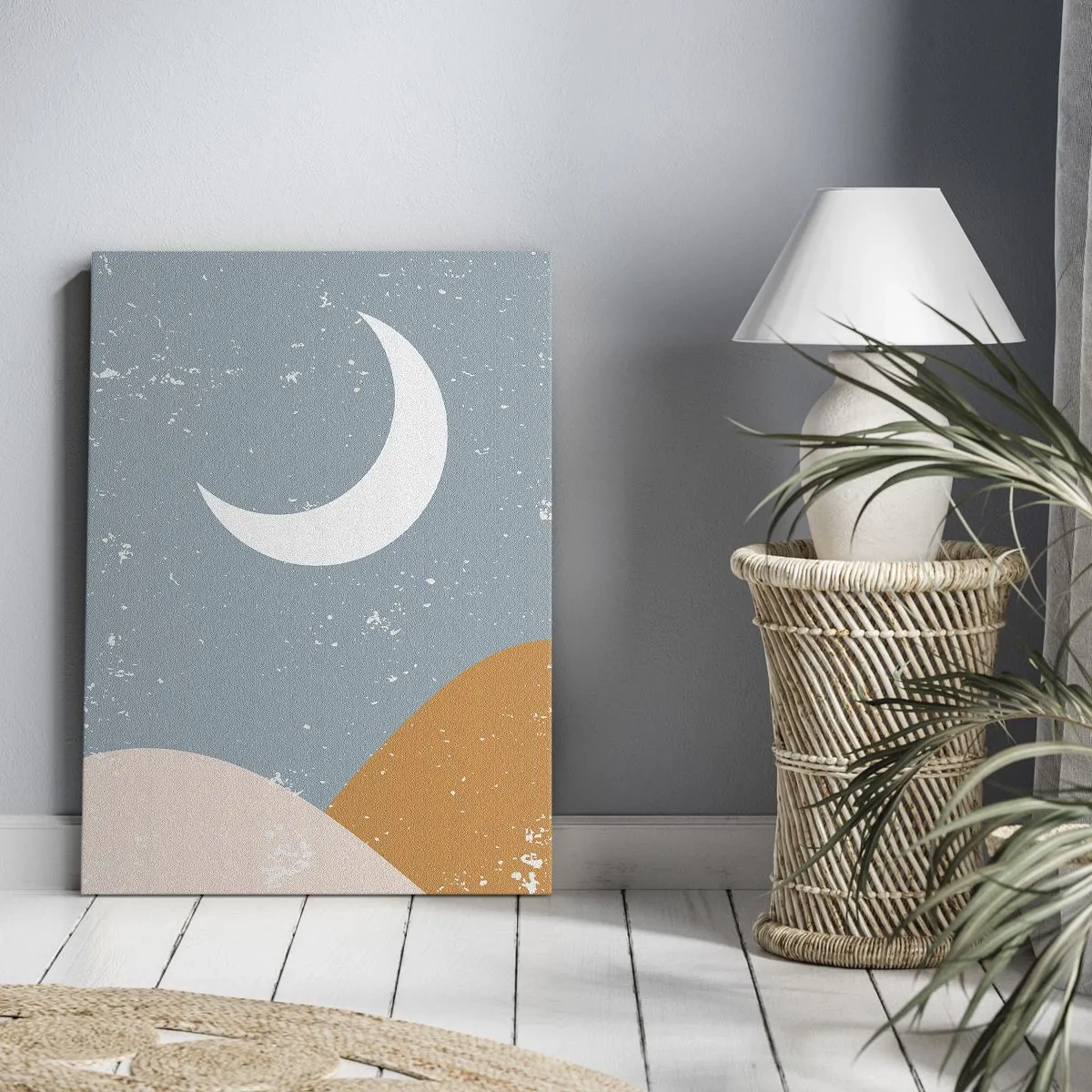 Cuadro sobre lienzo - Impresión de Imagen - La maravilla de muchas noches - 45x80 cm